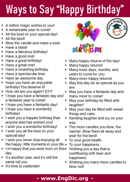 70+ Unique Way to Wish Birthday Online (With Love & Care) - EngDic