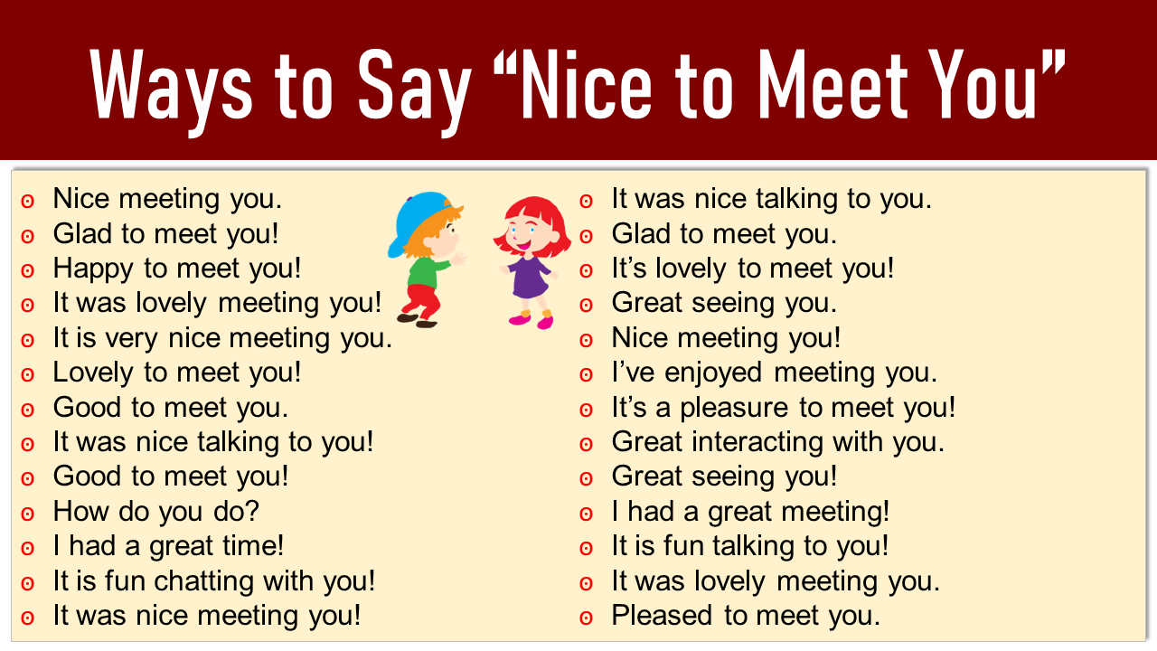 How To Say Nice Place In Different Ways