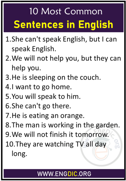 10-most-common-sentences-in-english-easy-sentences-engdic