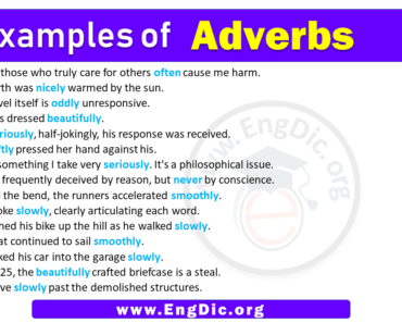 15 Examples of Adverbs in Sentences
