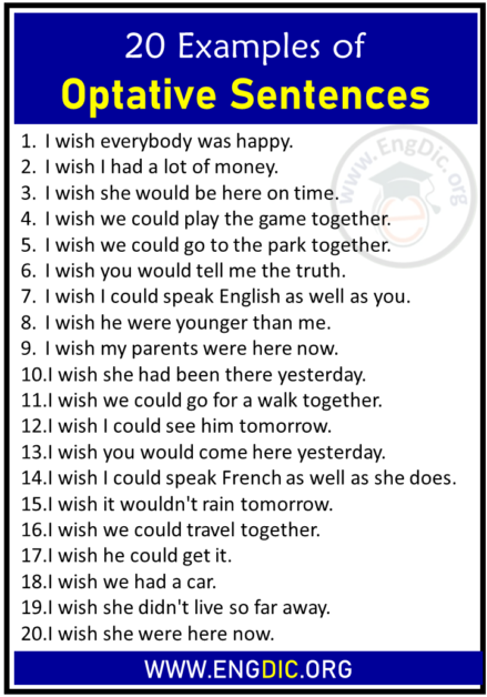 20-examples-of-optative-sentences-engdic