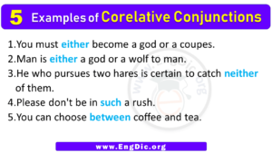 5 Examples of Corelative Conjunctions in Sentences