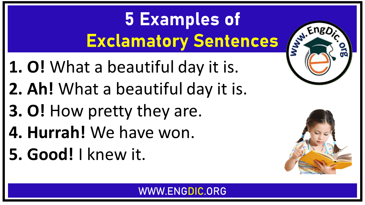 5 Examples of Exclamatory Sentences