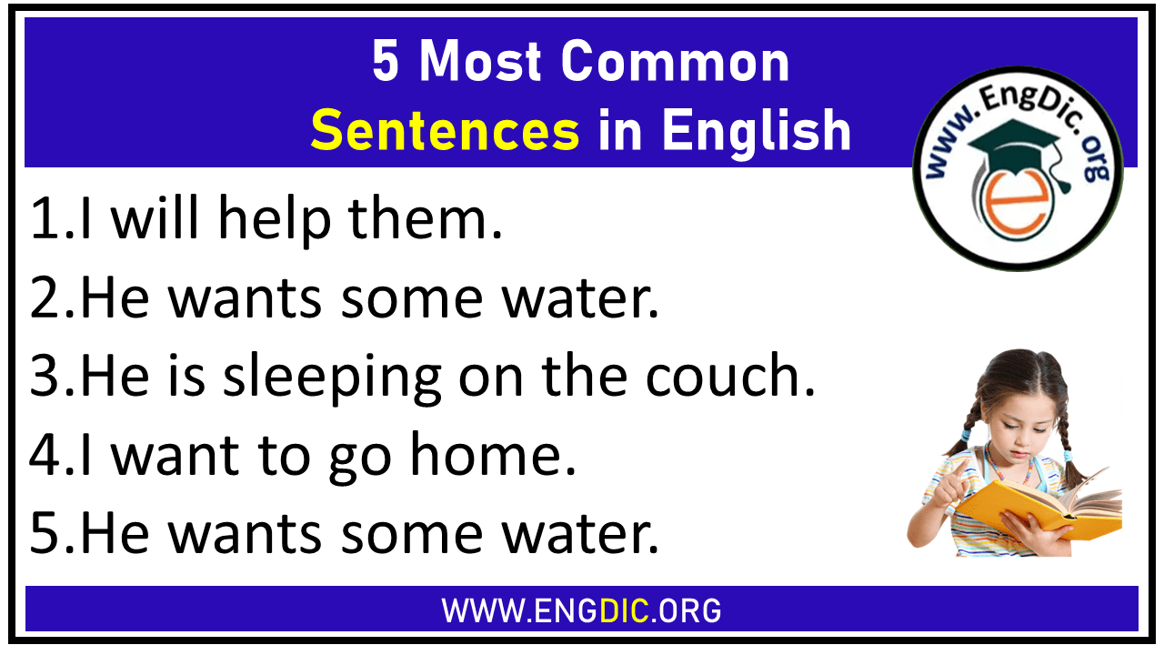 5 Most Common English Sentences for Kids