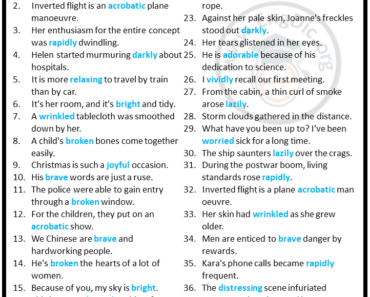 50 Examples of Descriptive Adjectives in Sentences