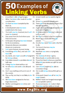 50 Examples of Linking Verbs in Sentences - EngDic