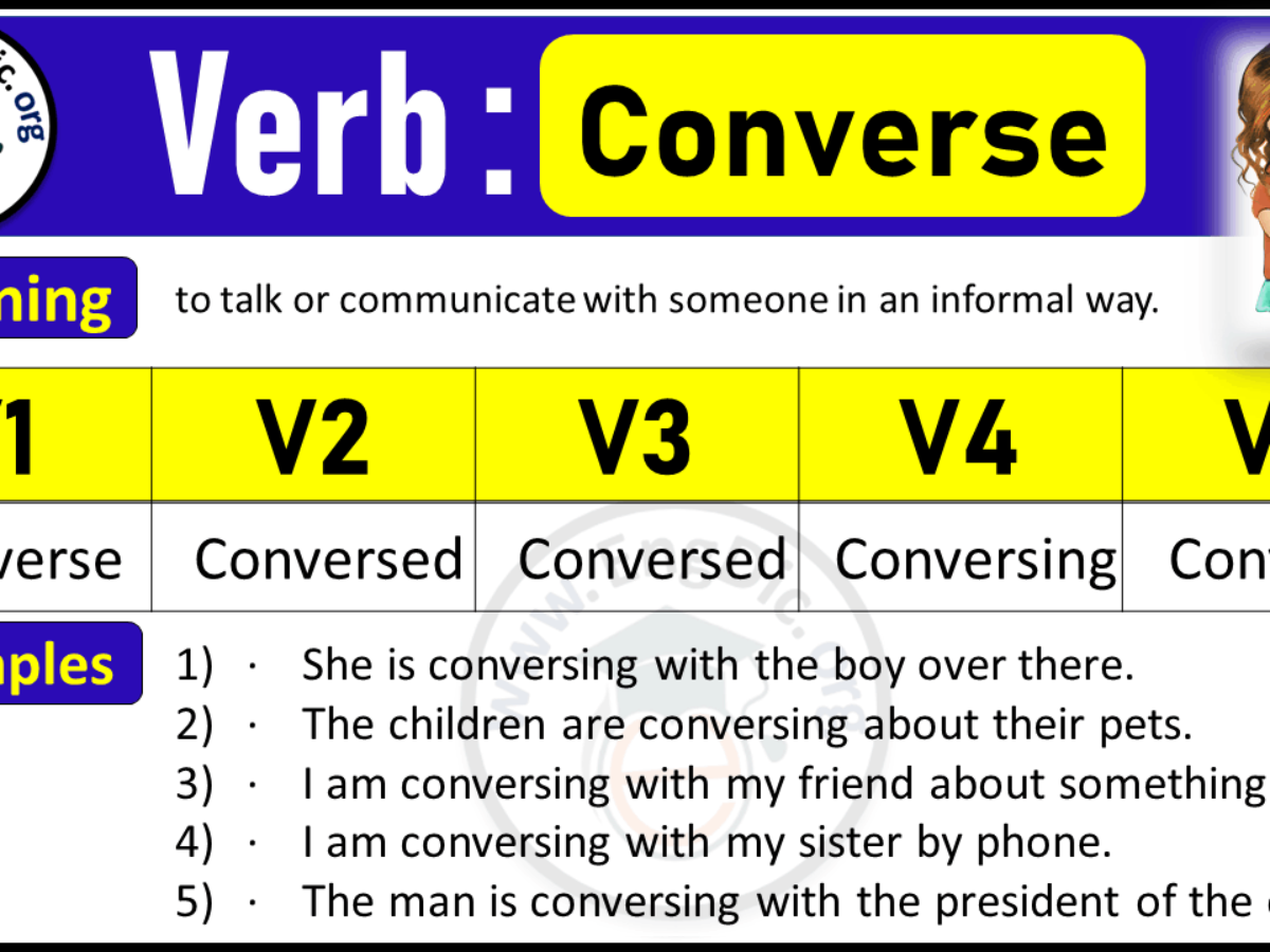 past tense of converse