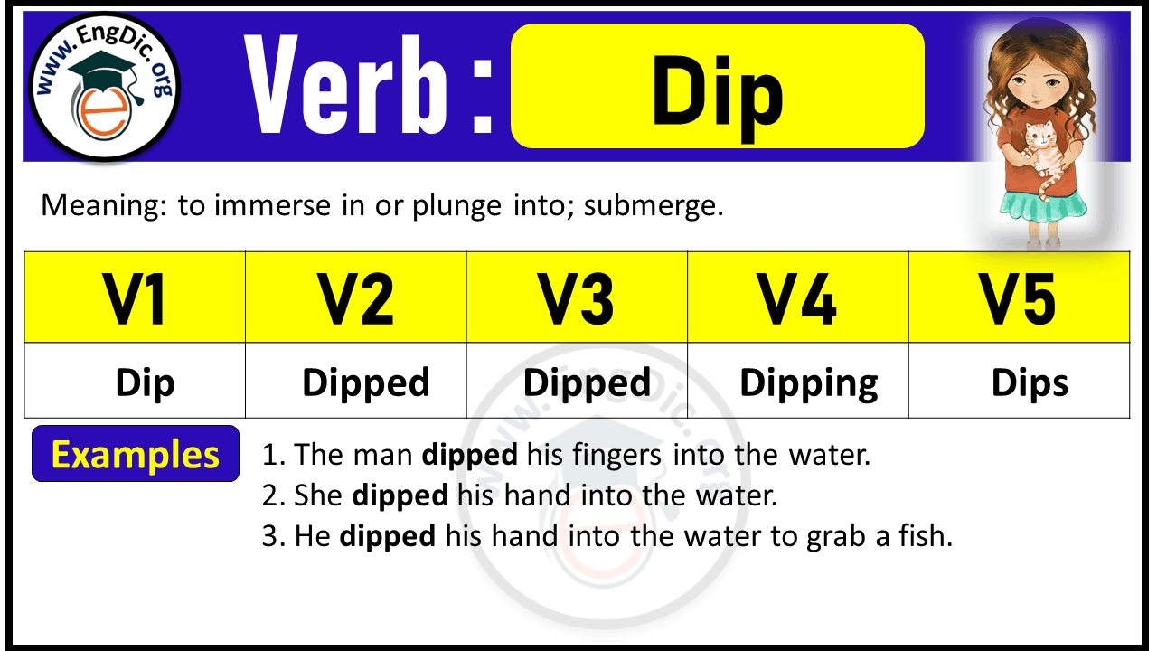 Dip Verb Forms: Past Tense and Past Participle (V1 V2 V3)