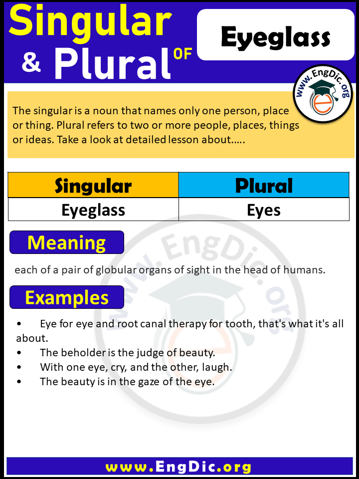 Eye Plural, What is the Plural of Eye?