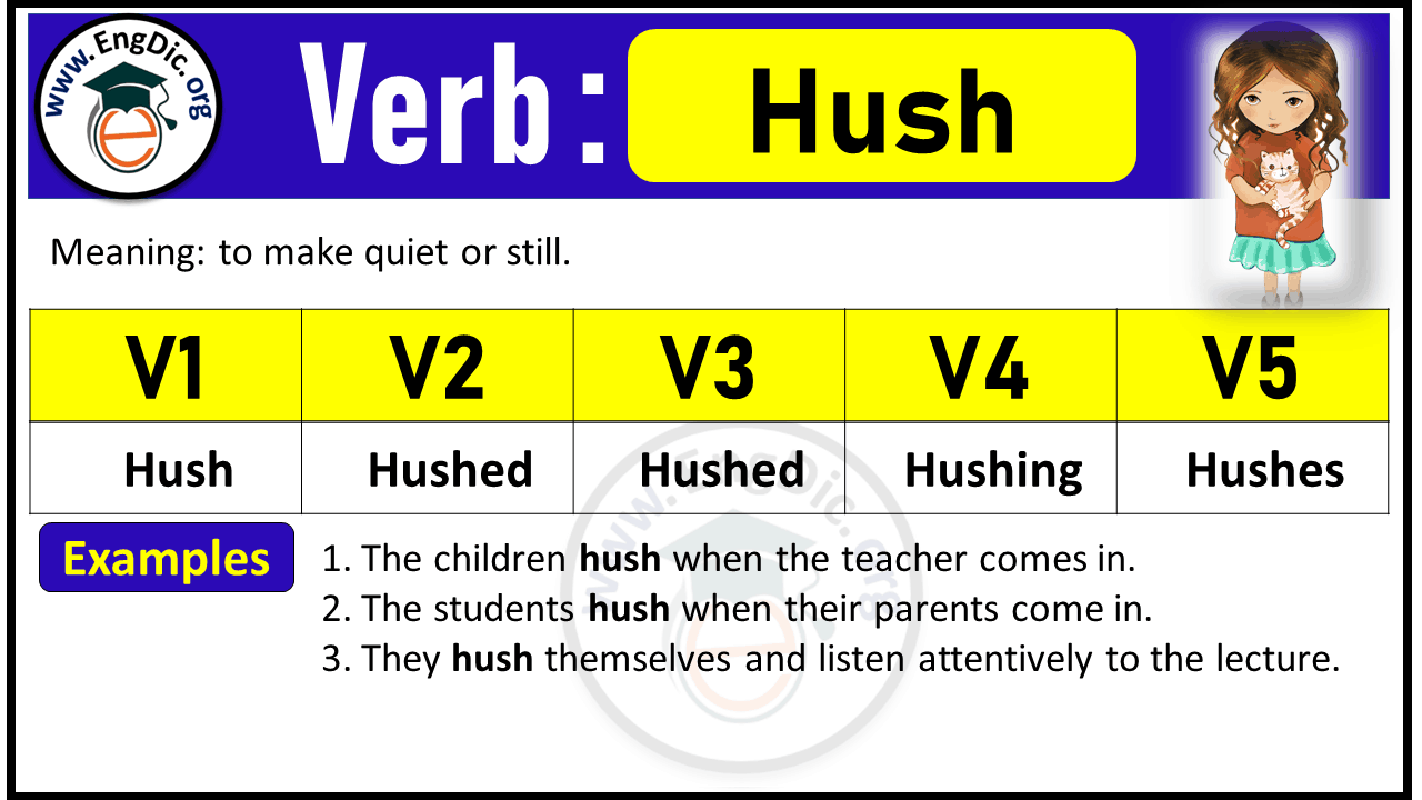 Hush Verb Forms: Past Tense and Past Participle (V1 V2 V3)