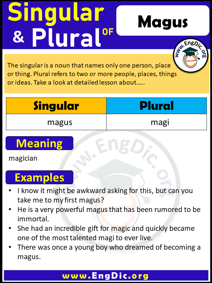 Magus Plural, What is the Plural of Magus?