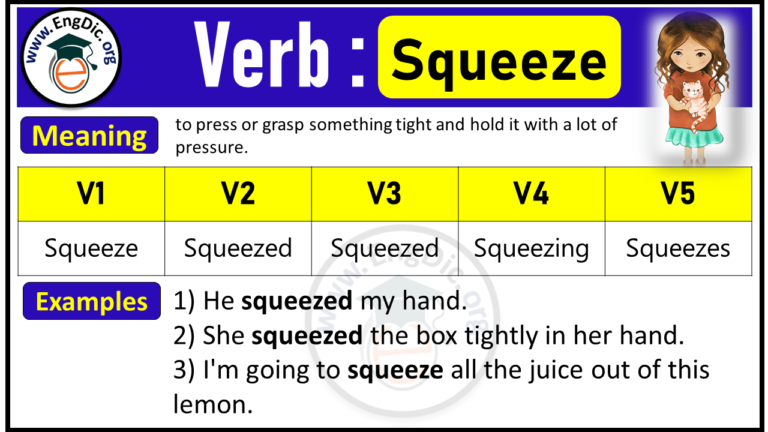 Squeeze Past Tense Archives EngDic
