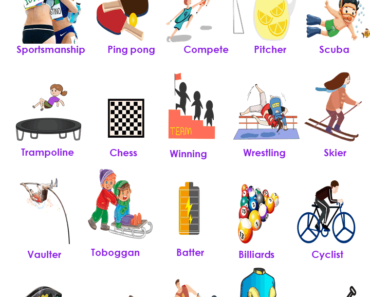 20 Sports Vocabulary Words with Pictures