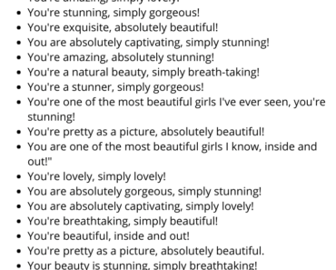 20 Other Ways to Say A Girl Is Beautiful