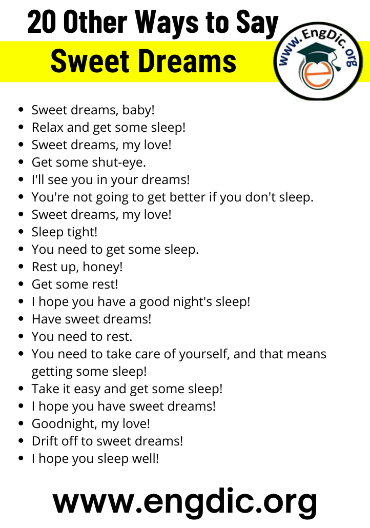 Romantic Ways To Say Sweet Dreams