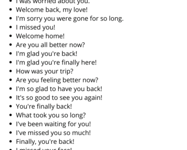 20 Other Ways to Say Welcome Back