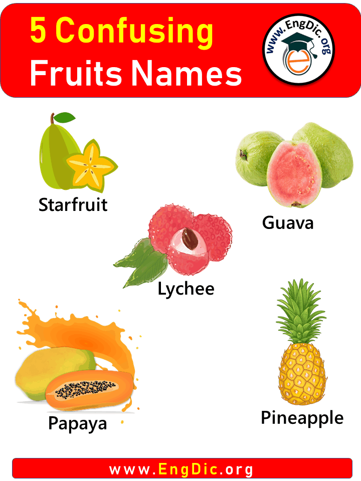 5 Confusing Fruit Names