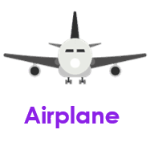 Airplane common transport names list