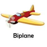 Biplane transport names vocabulary