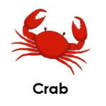 Crab wild animals names