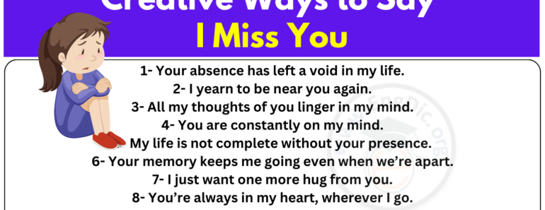 30+ Creative Ways to Say I Miss You