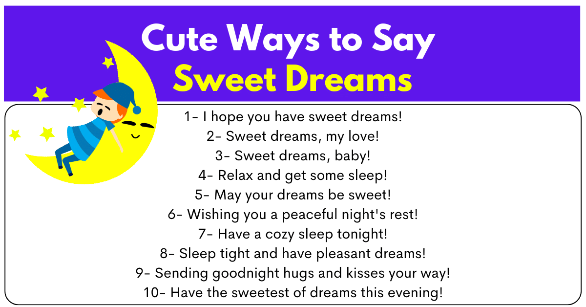 140-cute-ways-to-say-sweet-dreams-sweet-dreams-synonyms-engdic