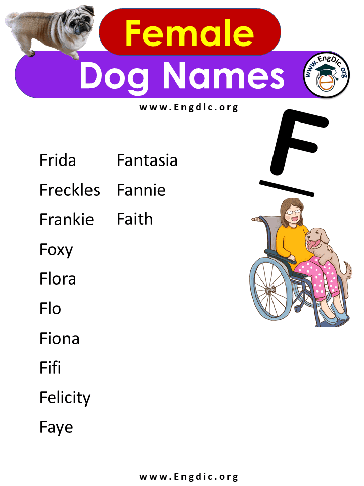 Female Dog Names With f