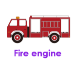 Fire engine common transport names list