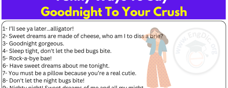 30+ Funny Ways To Say Goodnight To Your Crush