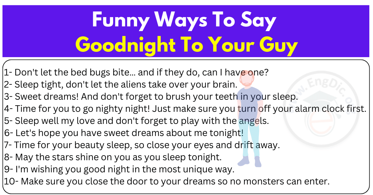 30-funny-ways-to-say-goodnight-to-a-guy-engdic