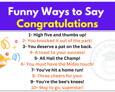 30+ Funny Ways to Say Congratulations