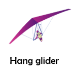 Hang glider transport names vocabulary
