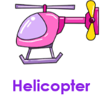 Helicopter common transport names list