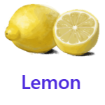 Lemon fruits names with pictures
