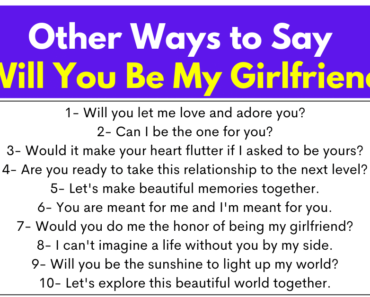 120+ Other Ways to Say Will You Be My Girlfriend