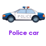 Police car common transport names list