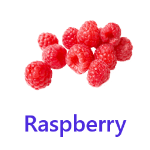 Raspberry fruits names with pictures