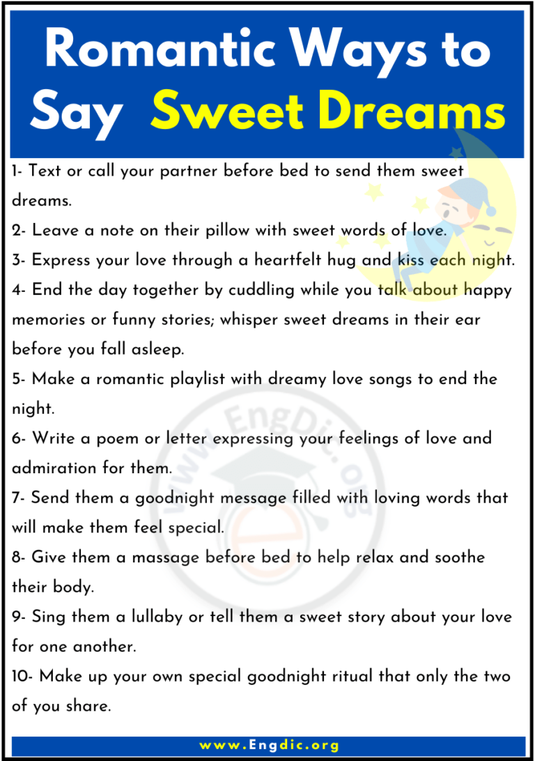 140-cute-ways-to-say-sweet-dreams-sweet-dreams-synonyms-engdic