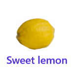 Sweet lemon fruits names with pictures