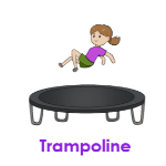 Trampoline 20 sports vocabulary words