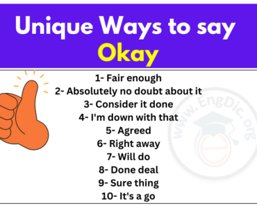30+ Unique Ways to Say Okay