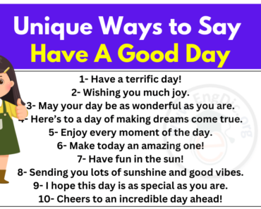 30+ Unique Ways To Say Have A Good Day