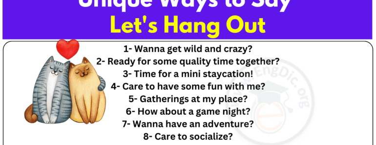 30+ Unique Ways to Say Let’s Hang Out