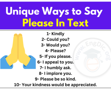 30+ Unique Ways to Say Please In Text