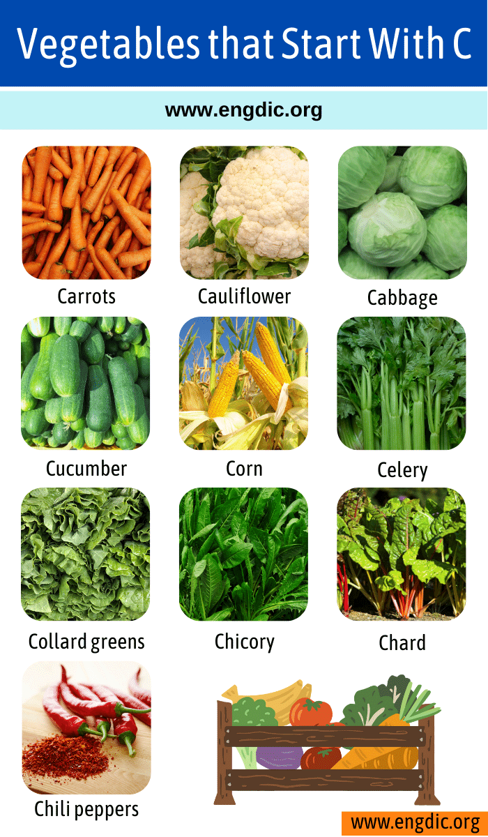 Vegetables that Start With c
