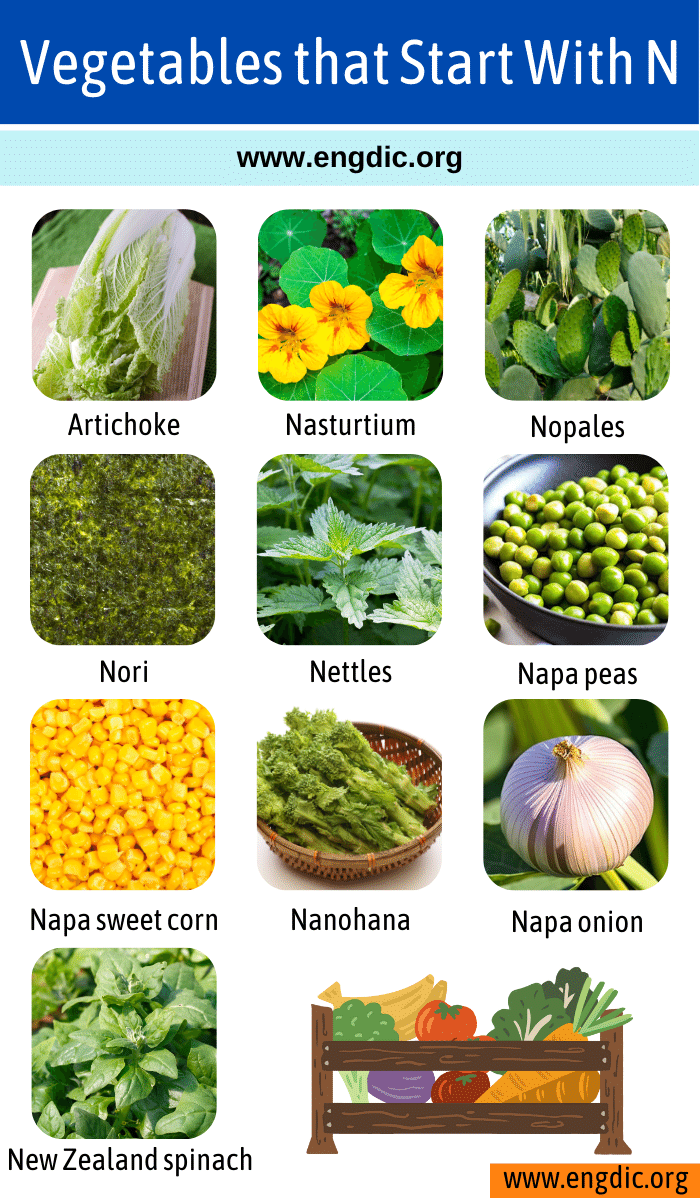 Vegetables that Start With n