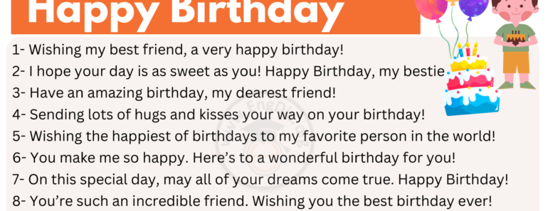 50+ Sweet (Heartful) Ways To Say Happy Birthday To Your Best Friend