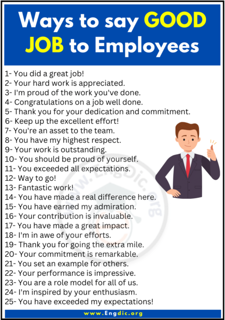 how to say great job on presentation