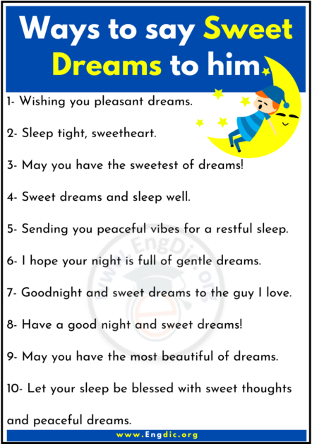 140-cute-ways-to-say-sweet-dreams-sweet-dreams-synonyms-engdic