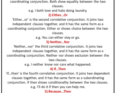 Correlative Conjunctions (Definitions, and Examples)